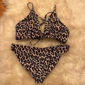 Skatie leopard print bikini